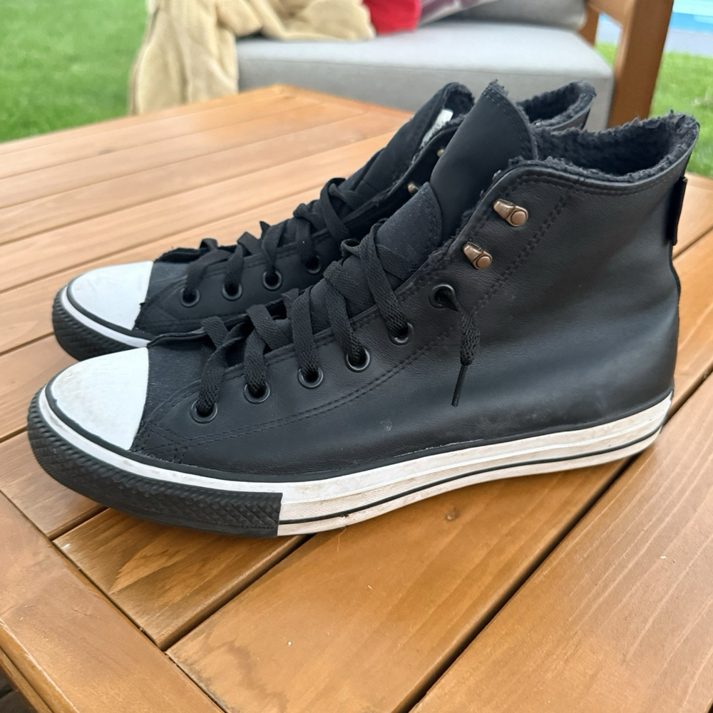 Converse All Star Black/White High Chuck Taylor Sneakerboots Gore Tex Sz 11.5